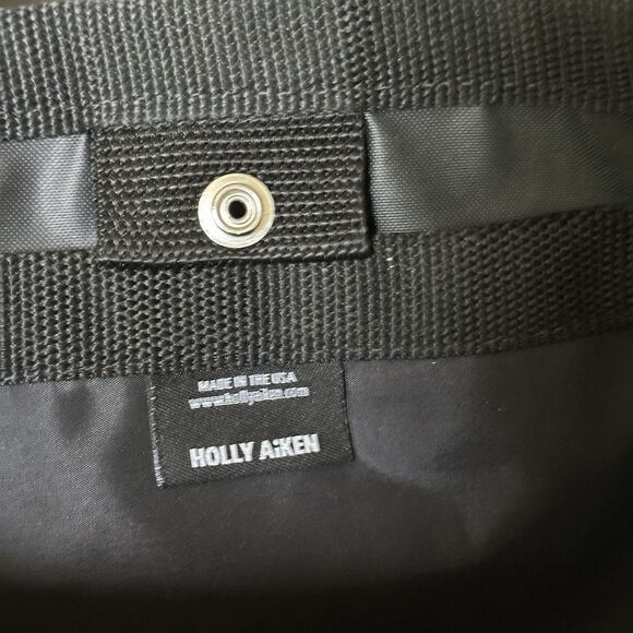Holly Aiken Swallow Bird Bag large Shoulder tote Durable Black & White MSRP $168 - Picture 5 of 12